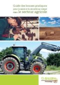 Couverture : Guide des bonnes pratiques pour la santé et la sécurité au travail dans le secteur agricole