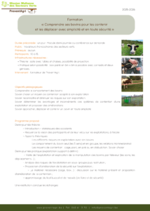 Document de présentation : Comprendre ses bovins pour les contenir et les déplacer avec simplicité et en toute sécurité