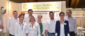 équipe de la Missions Wallonne des Secteurs Verts